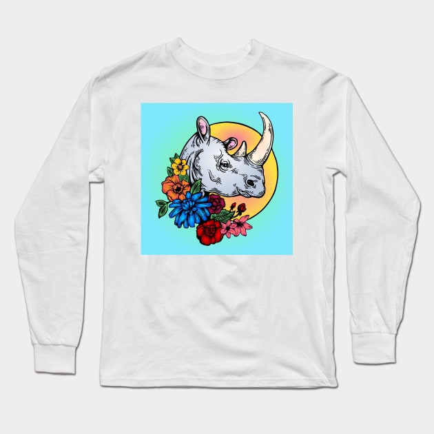 Animal Faces 130 (Style:9) Long Sleeve T-Shirt by luminousstore